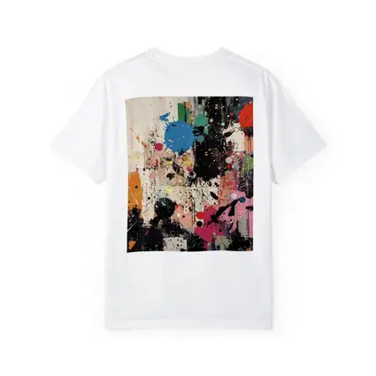 Abstract Graffiti Paint Splatter Colorful Art