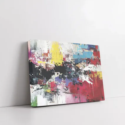 Bold Colorful Abstract Expressionist Art Painting