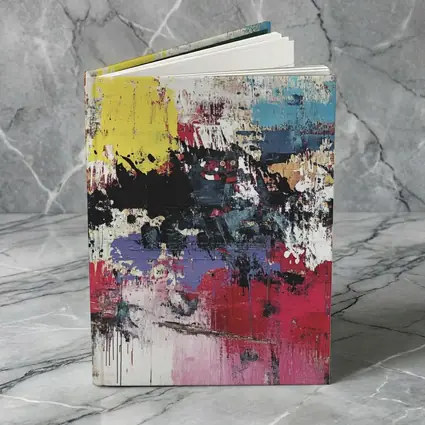 Bold Colorful Abstract Expressionist Art Painting