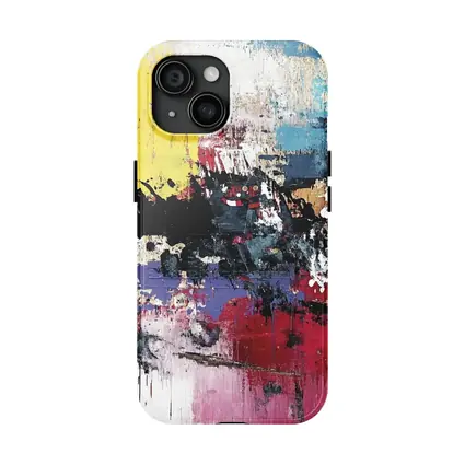 Bold Colorful Abstract Expressionist Art Painting