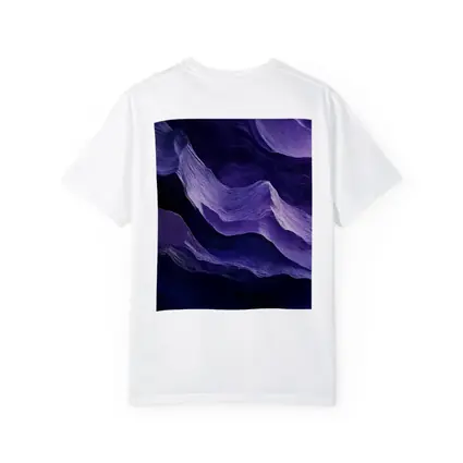 Purple Canyon Rock Waves Abstract Art