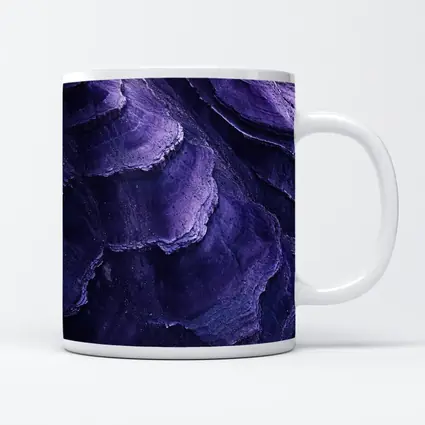 Purple Layered Rock Formation Abstract Texture
