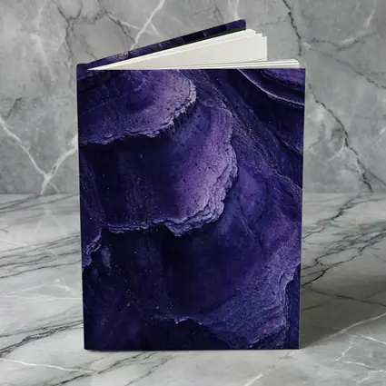 Purple Layered Rock Formation Abstract Texture