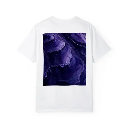 Purple Layered Rock Formation Abstract Texture