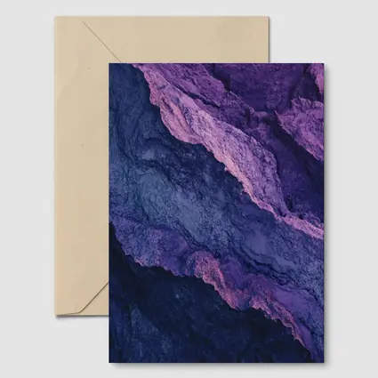 Purple Blue Rocky Mountain Stone Texture