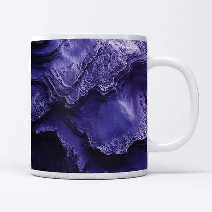 Purple Rock Layers Abstract Geological Formation