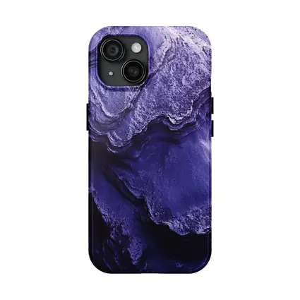 Purple Rock Layers Abstract Geological Formation