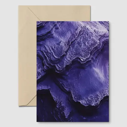 Purple Rock Layers Abstract Geological Formation