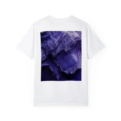 Purple Rock Layers Abstract Geological Formation