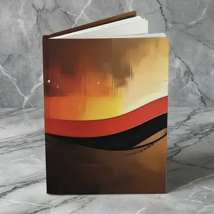 Red Black Wave Abstract Gold Background Art
