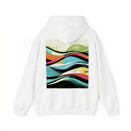 Colorful Graffiti Waves Abstract Urban Art