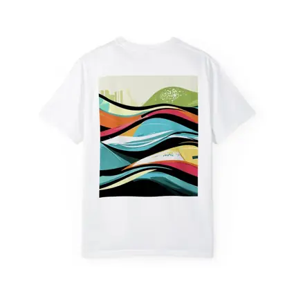 Colorful Graffiti Waves Abstract Urban Art