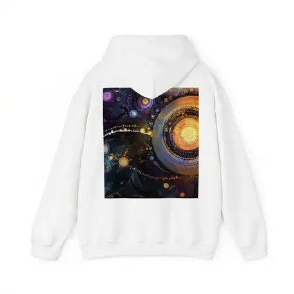 Abstract Cosmic Circles Deep Space Art