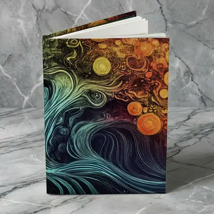 Swirling Tree of Life Abstract Art
