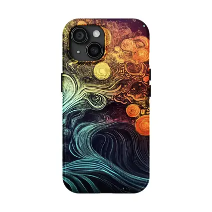 Swirling Tree of Life Abstract Art