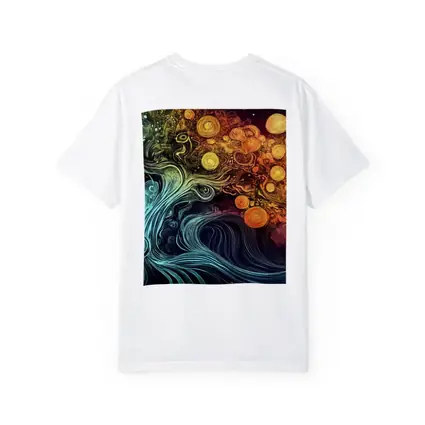 Swirling Tree of Life Abstract Art