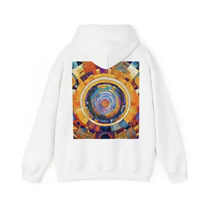 Cosmic Mandala Mosaic Abstract Geometric Art