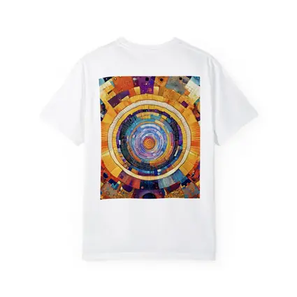 Cosmic Mandala Mosaic Abstract Geometric Art