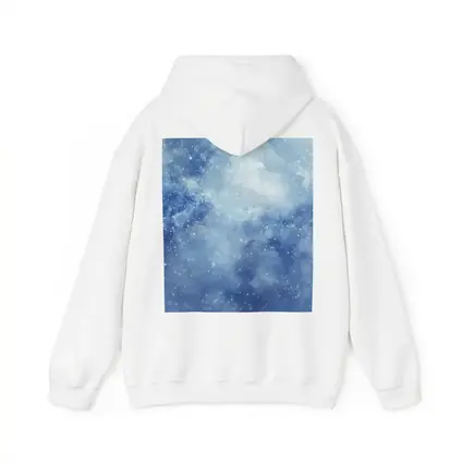 Blue Watercolor Galaxy Starry Night Art