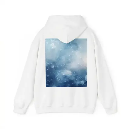 Blue Watercolor Galaxy Space Abstract Art