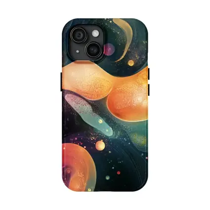 Abstract Fluid Art Dark Space Background