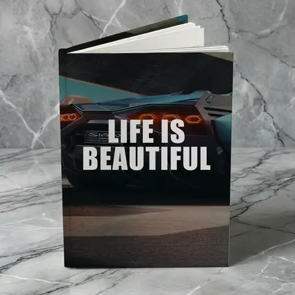 Life Is Beautiful Lamborghini Sian Motivational Art