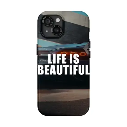 Life Is Beautiful Lamborghini Sian Motivational Art