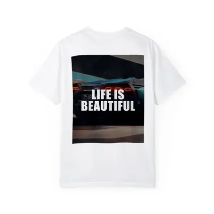 Life Is Beautiful Lamborghini Sian Motivational Art