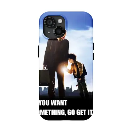Father Son Motivational Quote City Skyline