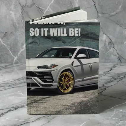 White Lamborghini Urus Gold Wheels Motivation Quote