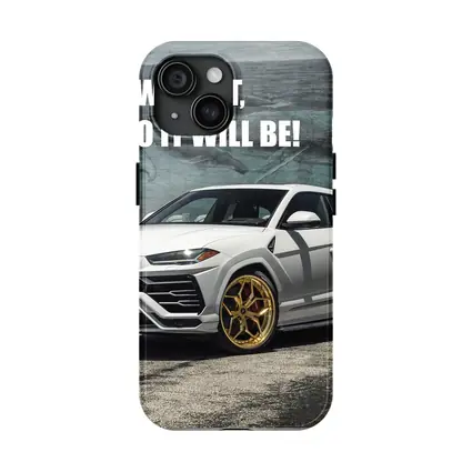 White Lamborghini Urus Gold Wheels Motivation Quote