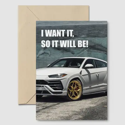 White Lamborghini Urus Gold Wheels Motivation Quote