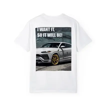 White Lamborghini Urus Gold Wheels Motivation Quote