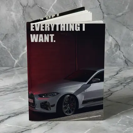 BMW Four Series Silver Coupe Bold Quote