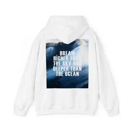 Dream Higher Sky Deeper Ocean Motivational Quote