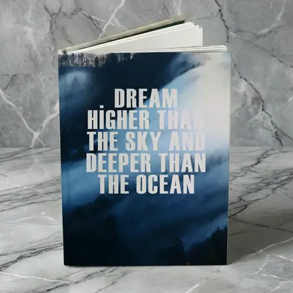 Dream Higher Sky Deeper Ocean Motivational Quote