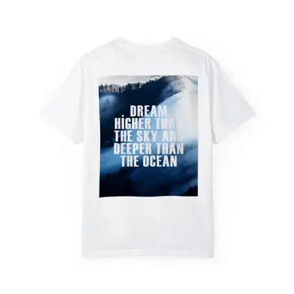 Dream Higher Sky Deeper Ocean Motivational Quote