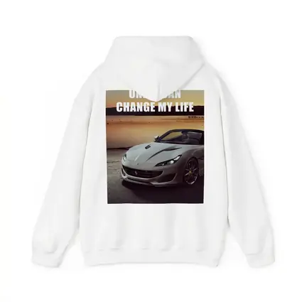 Ferrari Portofino White Car Sunset Motivational