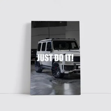 Mercedes G Class White Just Do It