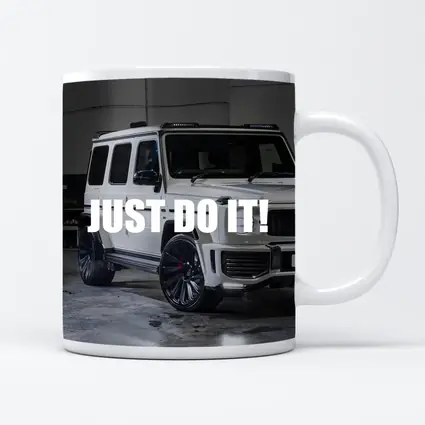 Mercedes G Class White Just Do It