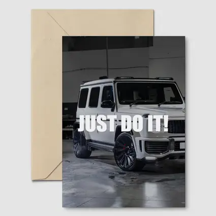 Mercedes G Class White Just Do It