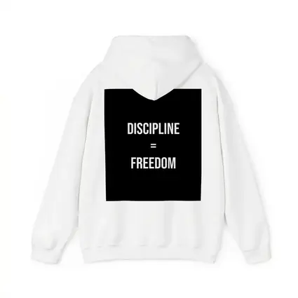 Discipline Equals Freedom Bold Black Typography