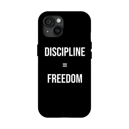Discipline Equals Freedom Bold Black Typography