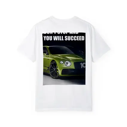 Bentley Continental GT Green Motivational Quote Art