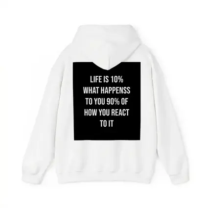 Life Is Ten Percent Reaction Motivational Quote