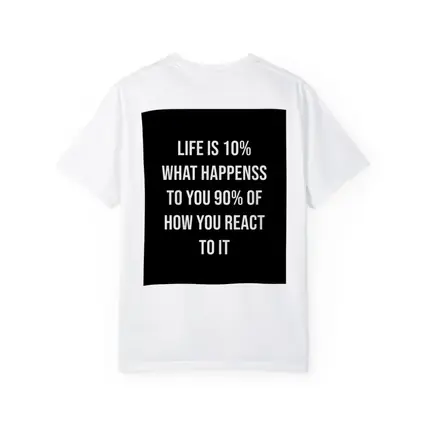 Life Is Ten Percent Reaction Motivational Quote