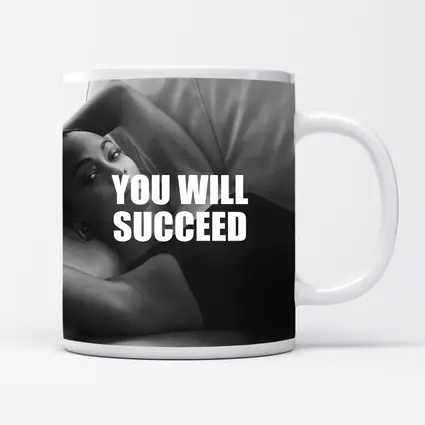 You Will Succeed Black White Woman Quote