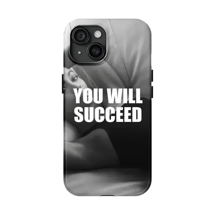 You Will Succeed Black White Woman Quote