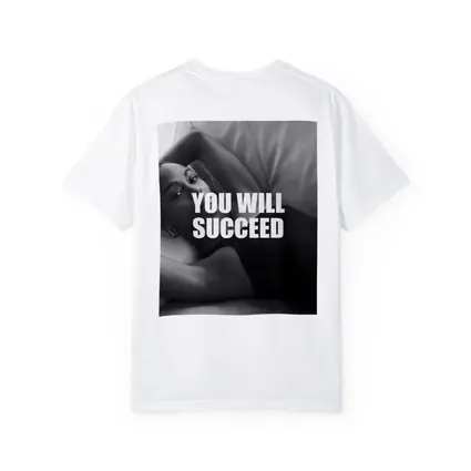 You Will Succeed Black White Woman Quote