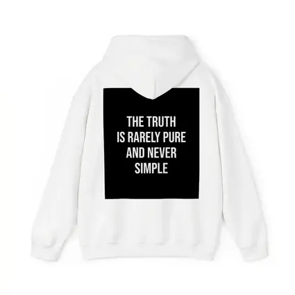The Truth Is Rarely Pure Quote Black